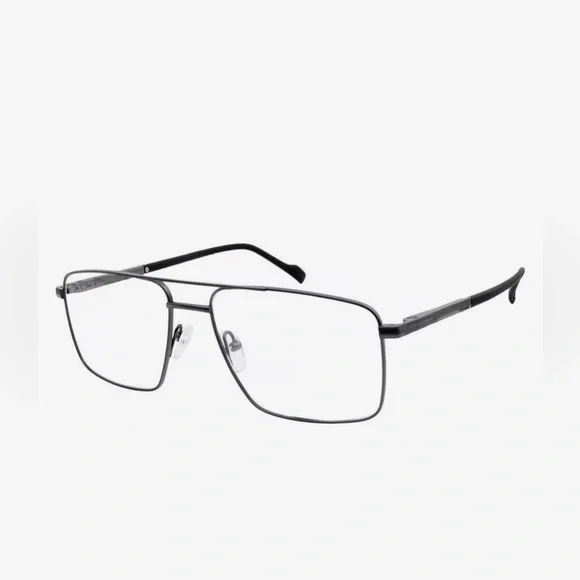 New- Stepper STE 60156 EYEGLASSES Titanium Frames Mens Color: Gunmetal No Box